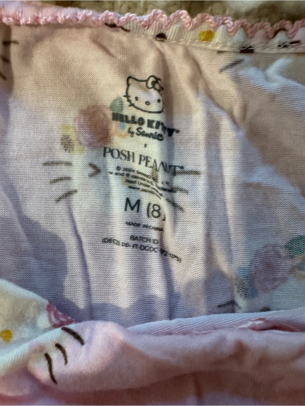 Posh Peanut x Hello Kitty Sanrio Girls Cami Tank set of 2, Size 8 M - Picture 4 of 4